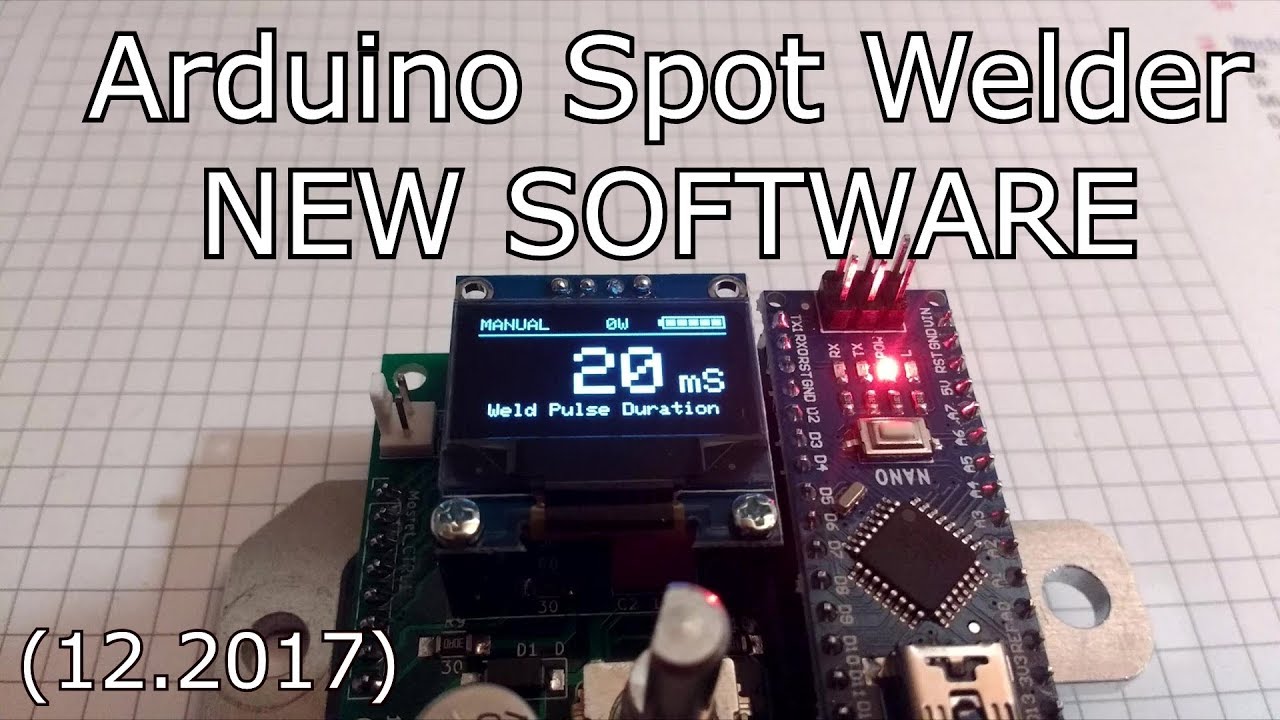 DIY Arduino Spot Welder V3 Software Update