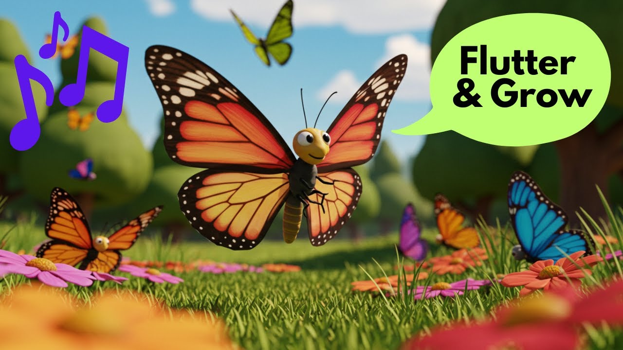 Flutter & Grow / Children's songs / Animal songs for children / Whiskers & Whistles