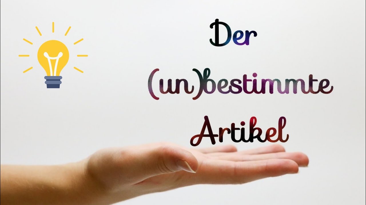 Ах, този Artikel! | Bestimmt vs. unbestimmt | Изключения (A1, A2)