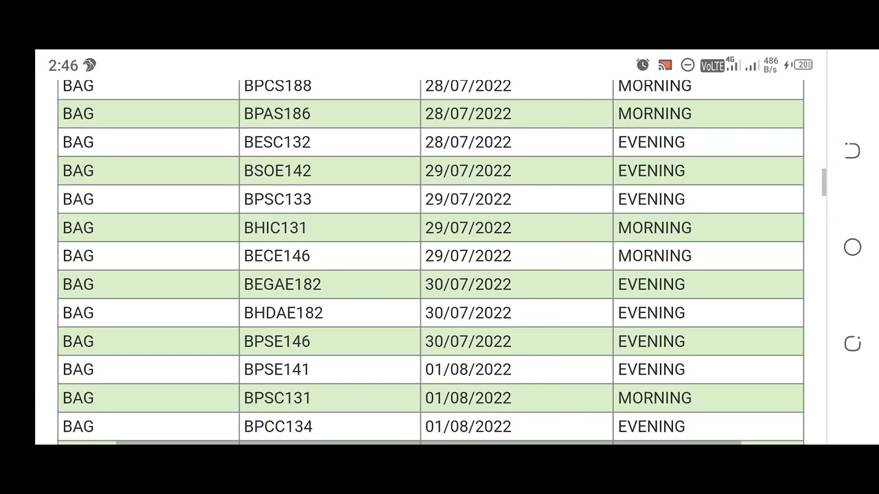 Ignou Latest Update Exam Date Declared 22 July 2022 // Admit card download