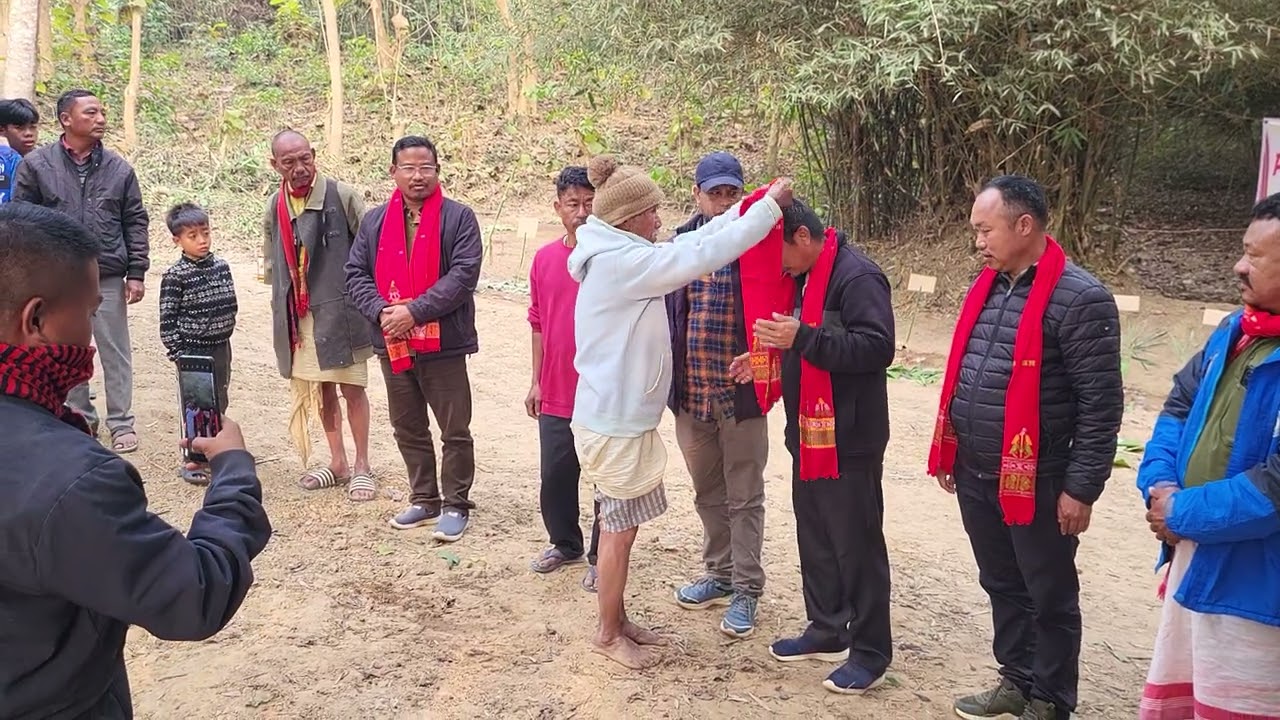 Rongker shed opening day at Kania Tokbi village Nahorjan karbi Anglong