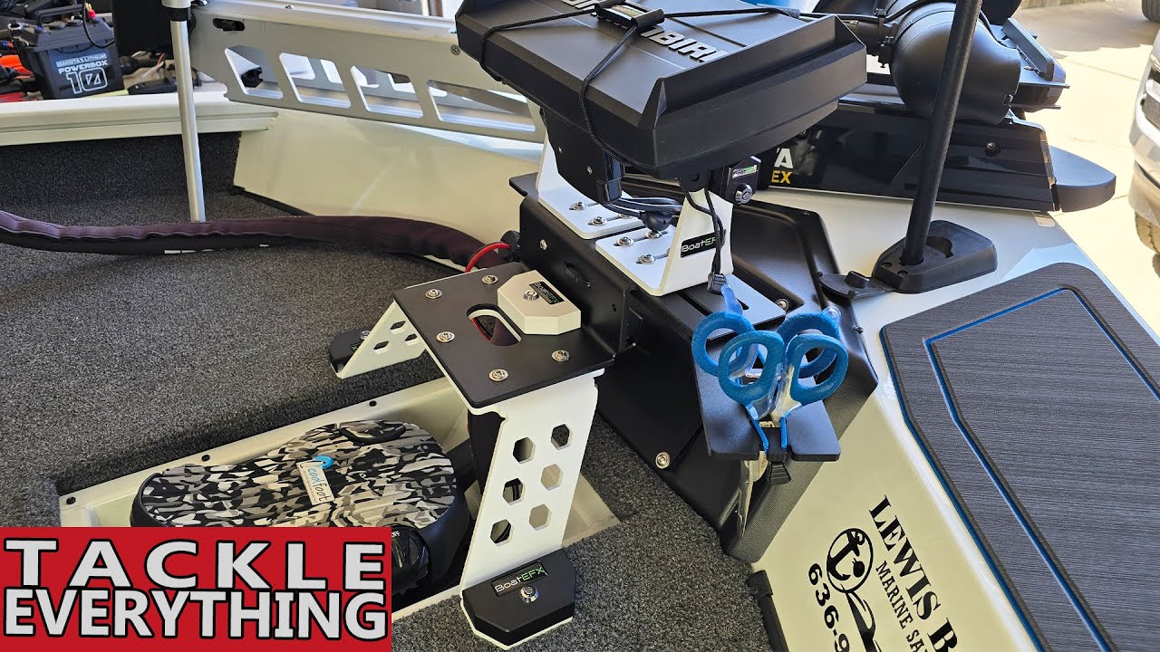 Bass Boat Modifications - NEW Fish Finder/Graph Mounts and Tool Holder