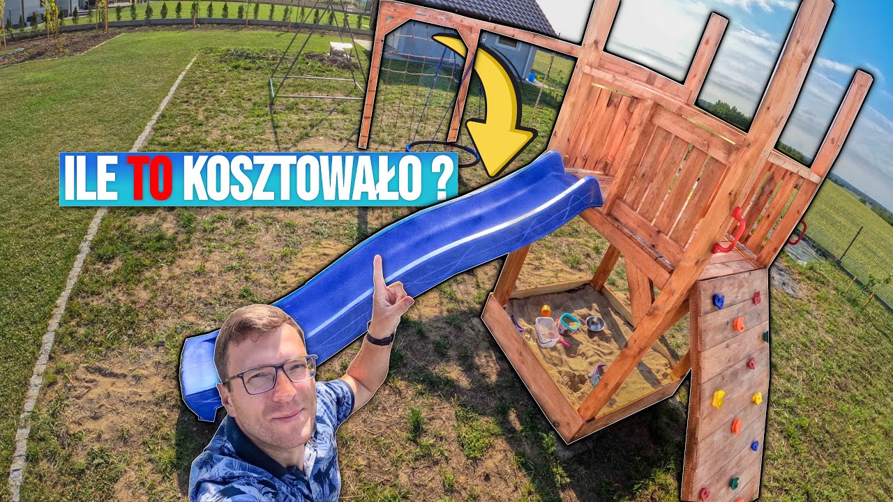 ILE OSZCZĘDZIŁEM BUDUJĄC PLAC ZABAW DLA DZIECI SAMEMU! MONTAŻ HUŚTAWEK I DODATKOWE AKCESORIA