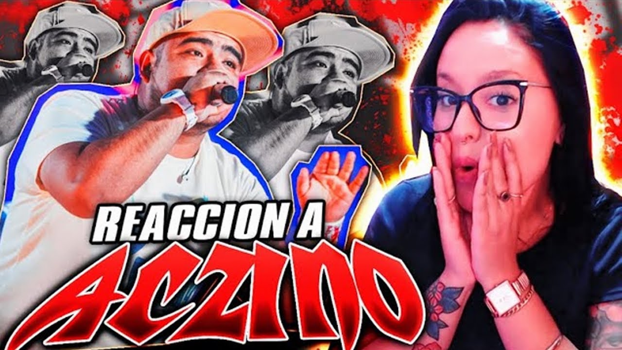😱REACCION A ACZINO POR PRIMERA VEZ😱 // ''ME GUSTA QUE SEA TAN CRUDO'' // CATDELESPACIO