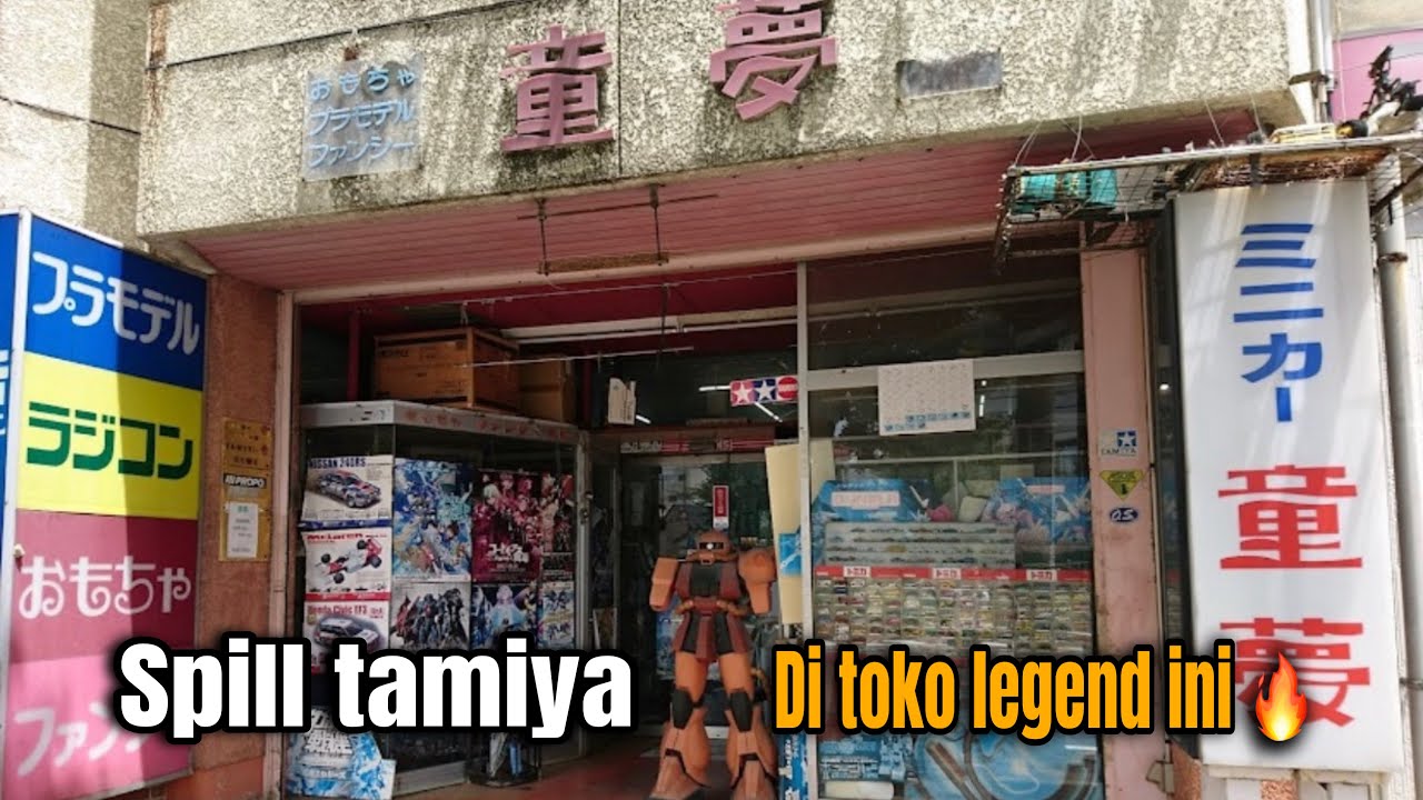 Spill tamiya di salah satu toko legend yang ada di jepang aichi toyota 🔥 “ DOMU “ Ada RC juga !