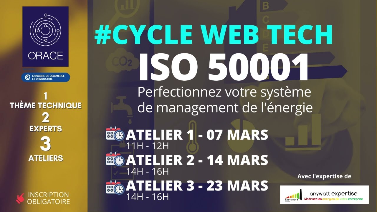 CYCLE WEB TECH - Normes ISO 50001 : Comment perfectionner votre système de management de l’Energie ?