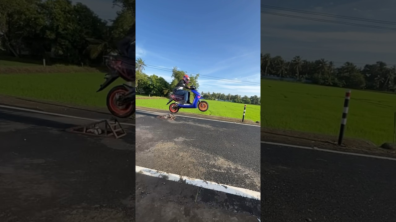 Ather 450 Apex Shoot | Damboy | Bike Stunt #ather450x #stunt #jump #ev