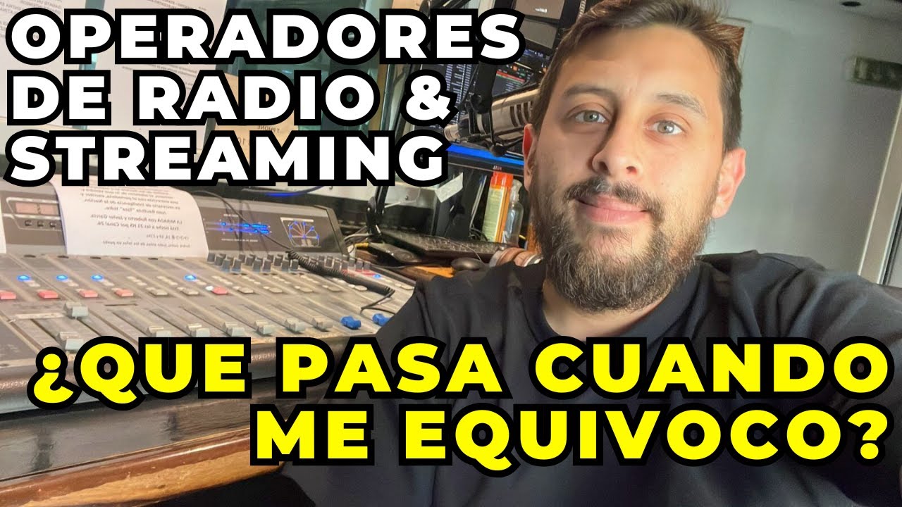 🎙️ Soy OPERADOR de RADIO: mirá cómo trabajo en vivo (con errores reales)
