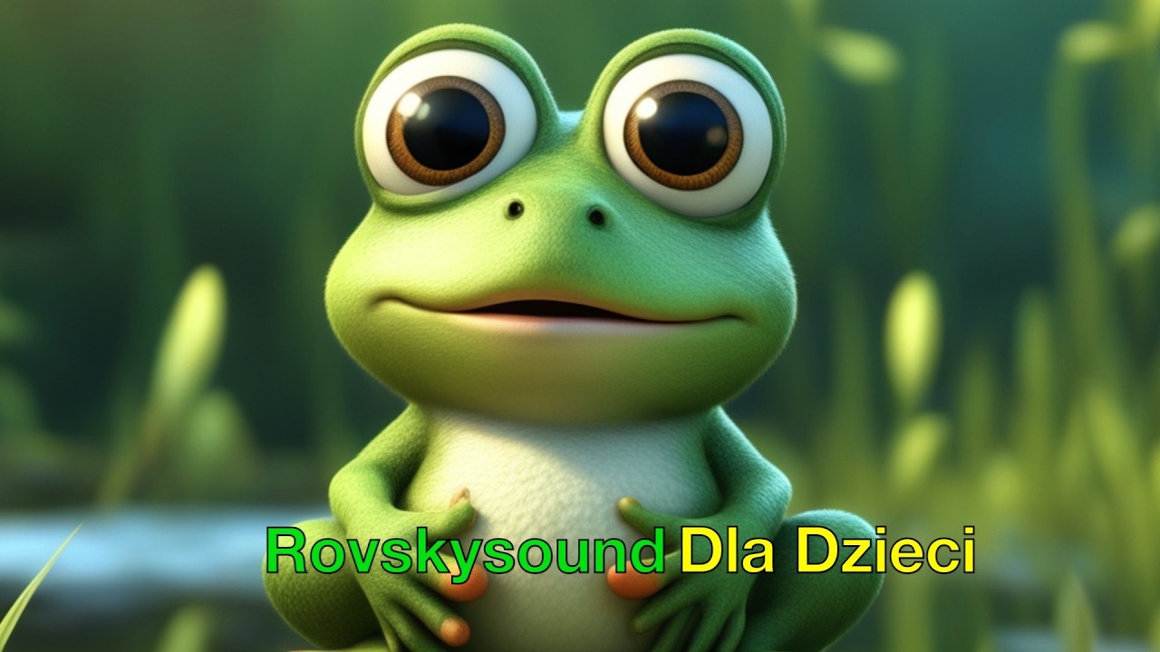 Пять маленьких лягушек 🐸 | Песенка для детей, чтобы научиться считать | Очень простые песенки