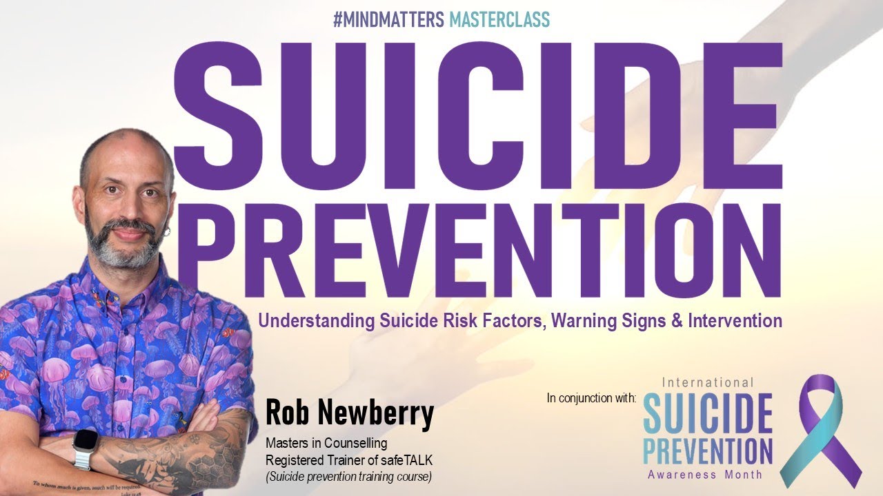 MindMatters #21 - 🆘 Suicide Prevention (Rob Newberry)