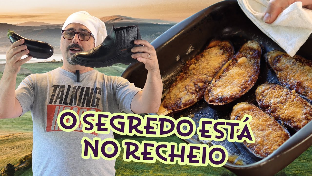Uma BERINJELA RECHEADA de sabor | MELANZANE A SCARPONE