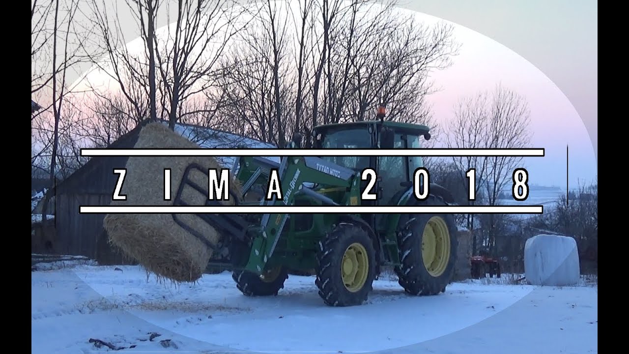 ❄️ ZIMOWE PRZEPALANIE JOHN DEERE 5090M ❄️ Test HDR-CX240e ㋡  ㋡