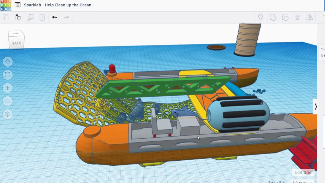 Help Clean Up the Ocean - Spark!Lab Example Design