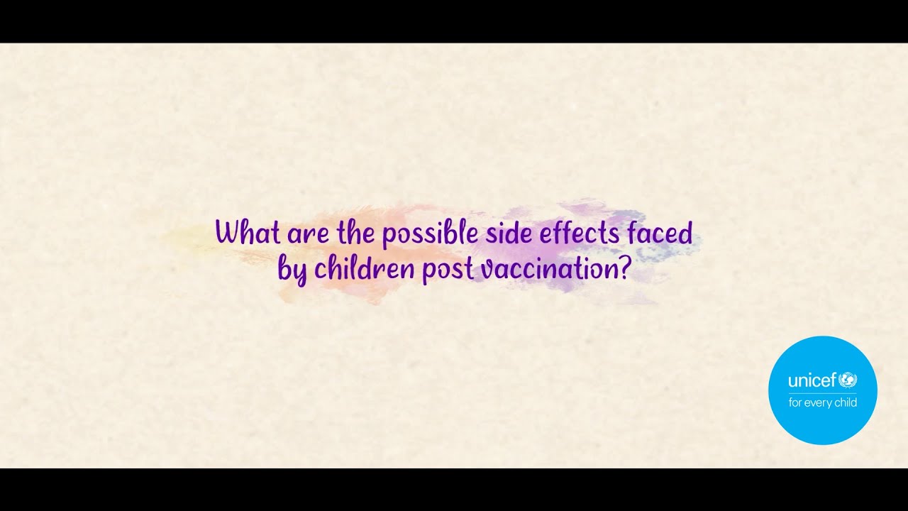 Side effects of the COVID-19 vaccine for children