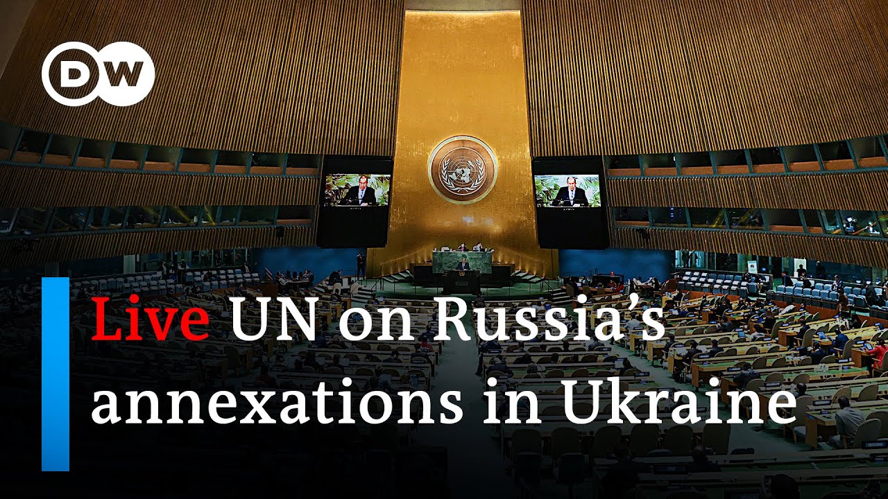 Watch live: UN General Assembly debates draft resolution condemning Russia's annexations in Ukraine