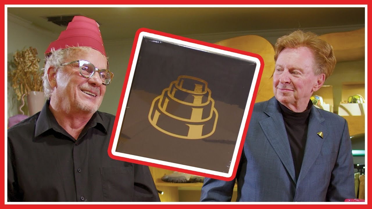 Mark Mothersbaugh and Jerry Casale unbox 50 Years of De-Evolution 1973-2023