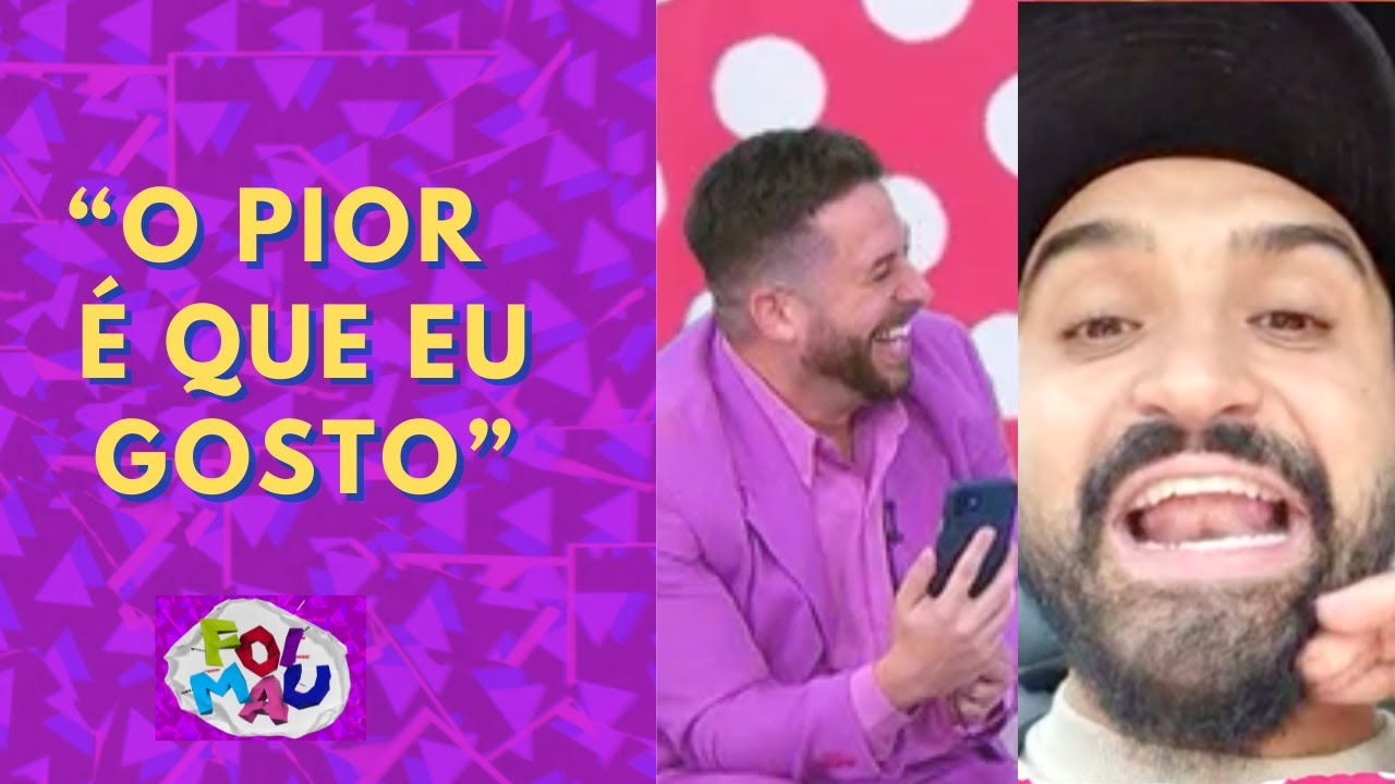 THIAGO VENTURA PISTOLA COM MAU MEIRELLES POR APARECER NO FOI MAU (DE NOVO)