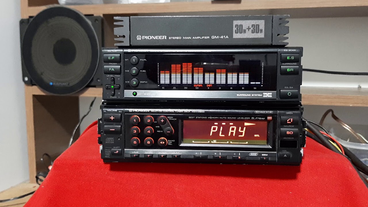 Pioneer  KEX-M800.  EQ-600.   GM-41A