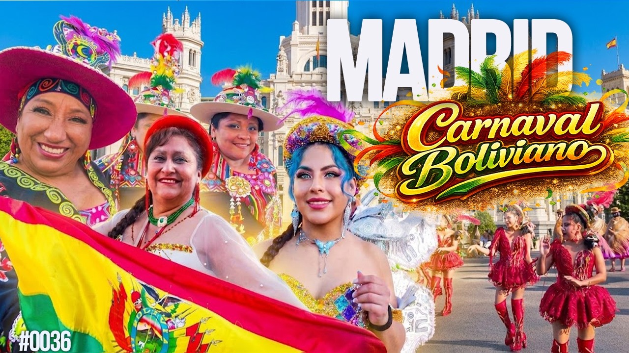 🇪🇸 🇧🇴 Bolivian Carnival Takes Over Madrid | Paseo del Prado – February 22, 2026 : #0036