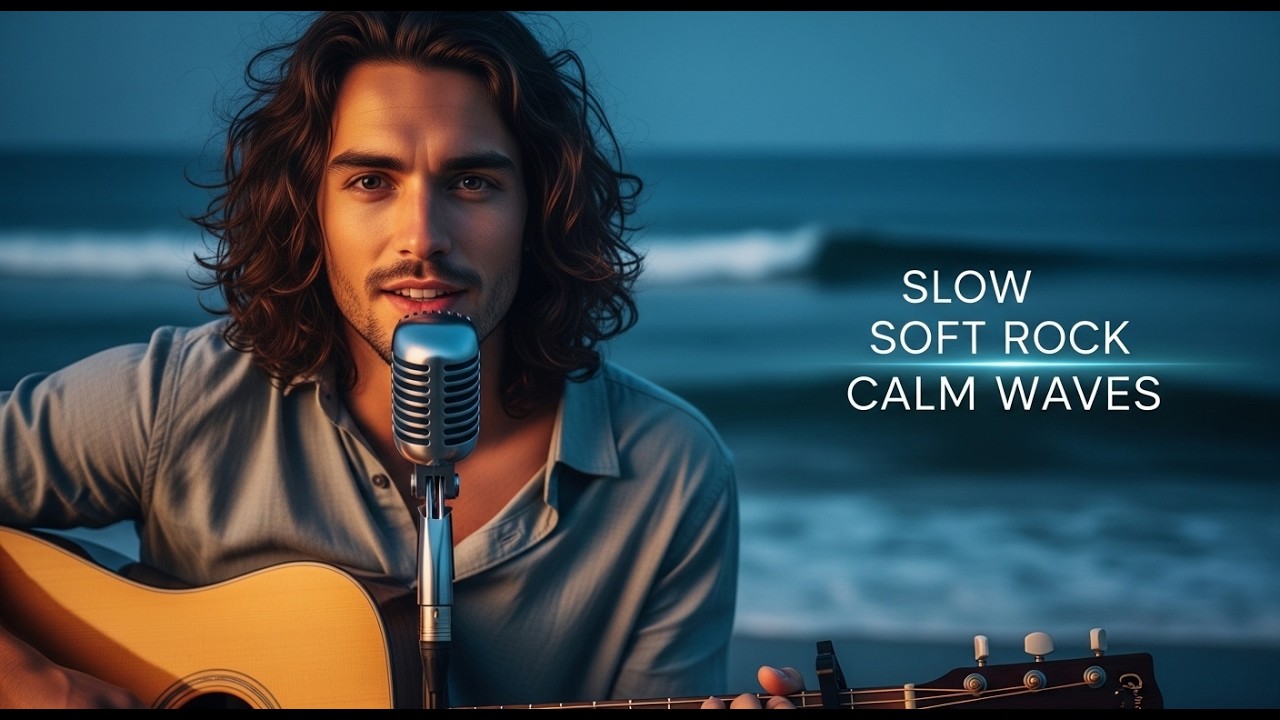 Slow Soft Rock Calm Waves – Deep Relax Music for Stress Recovery and Mind Balance