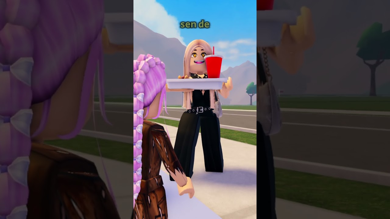 FAKİR ANNE KIZININ YEMEKLERİNİ ALDI..#roblox #shortvideo #shorts #g&ouml;ksin #viral #brookhavenrp #trend