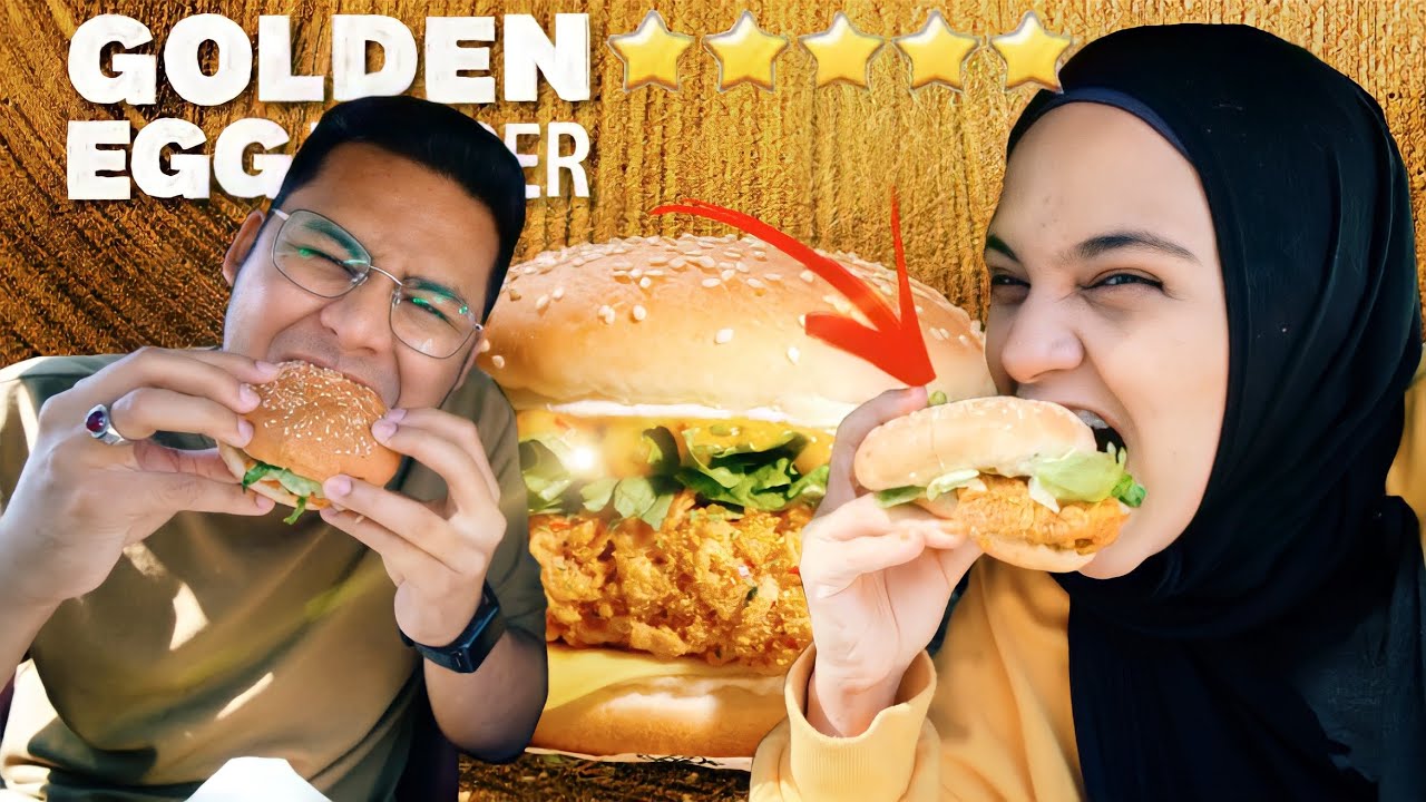 Review Burger GOLDEN EGG!!