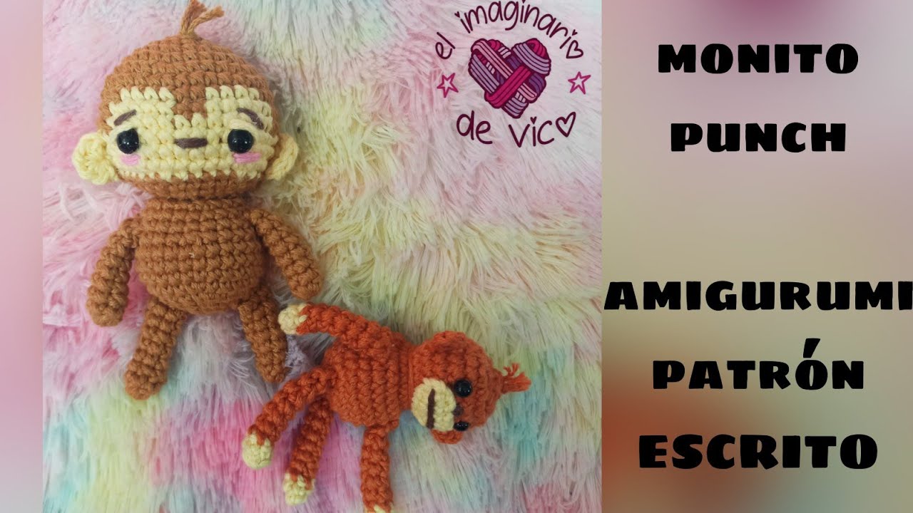 Monito Punch amigurumi