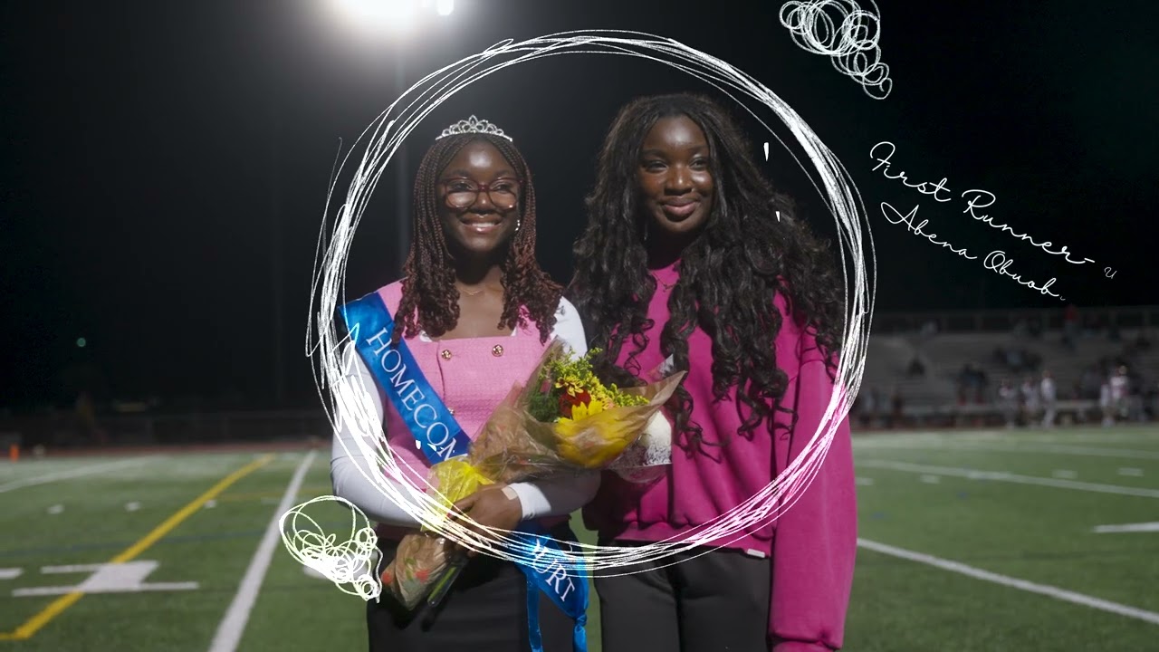 2025 Cedar Crest Homecoming Queen Crowned | Halftime Announcement