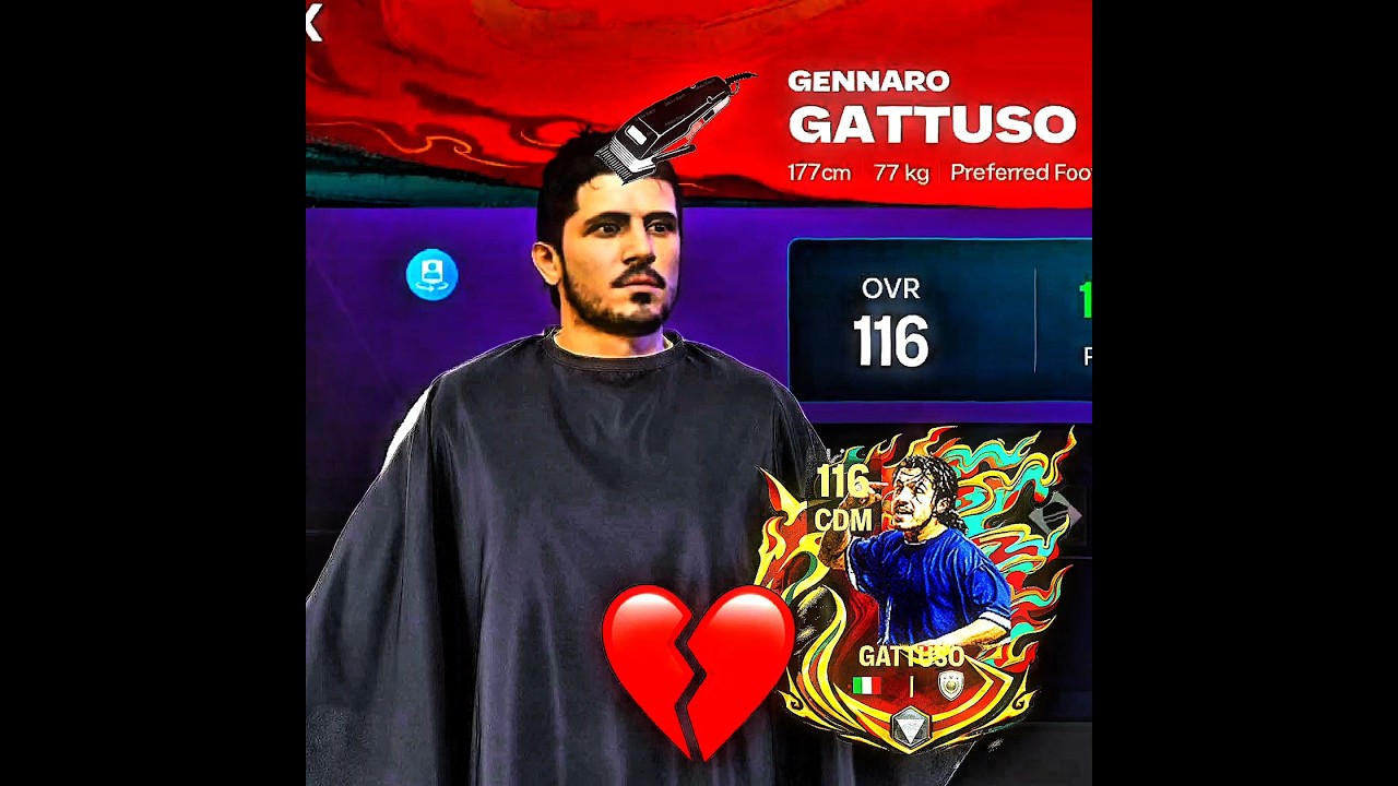 This Gattuso Transformation Is Personal 😭🔥 #eafc #fifa #eafc25 #fcmobile #fifamobile #shorts