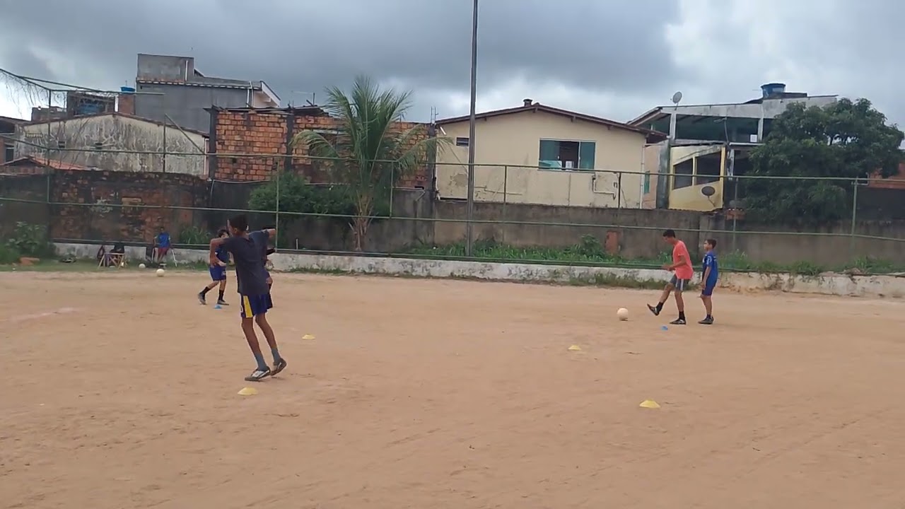 Treino de passe como trabalho físico 