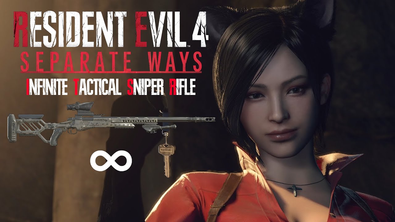 Resident Evil 4 Remake Separate Ways - Inf. Tactical Sniper Rifle Only in Professional Full Gameplay