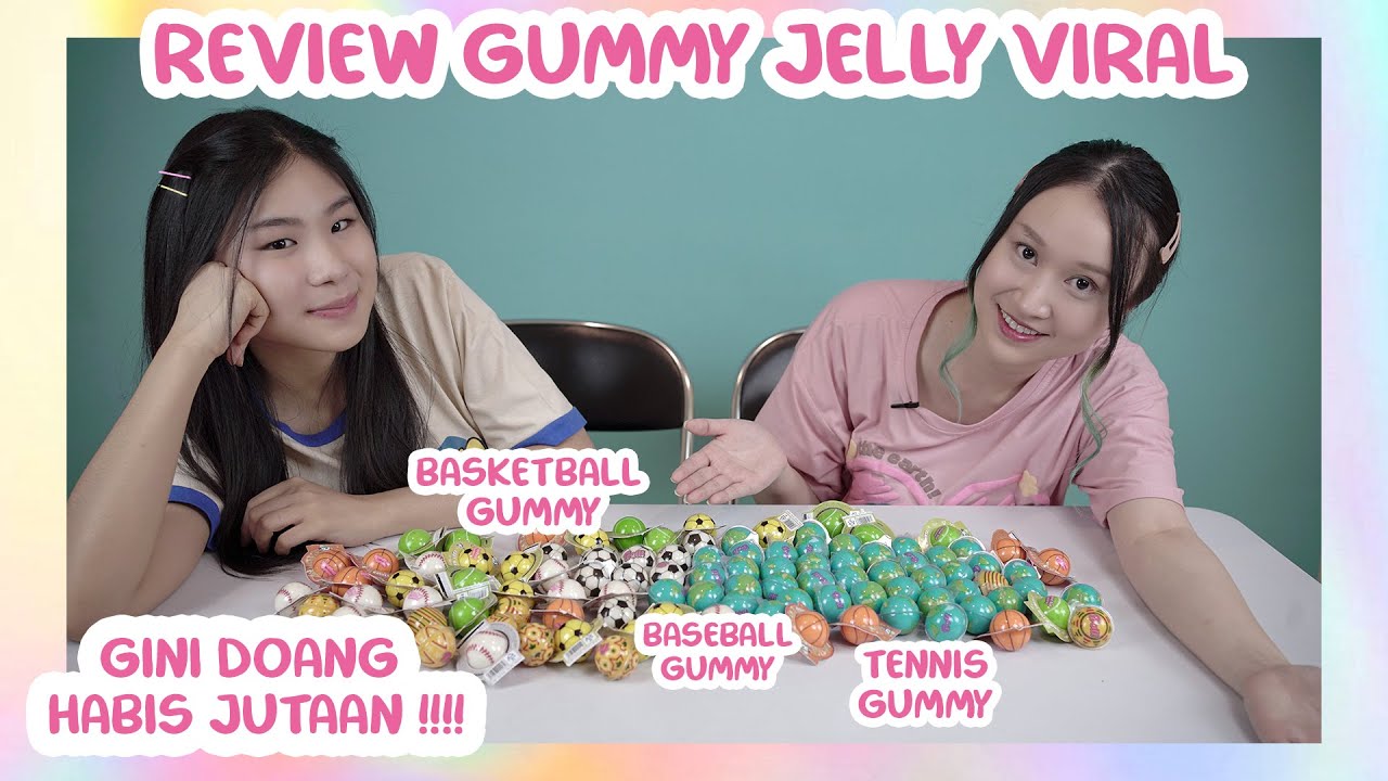 REVIEW GUMMY JELLY VIRAL || TENNIS GUMMY BASEBALL GUMMY TROLI GUMMY