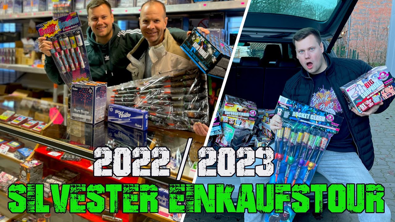 SILVESTER FEUERWERK EINKAUFSTOUR 2022/2023 🔥 | DIE LEUTE DREHEN DURCH !!! #backtopyro 🎆