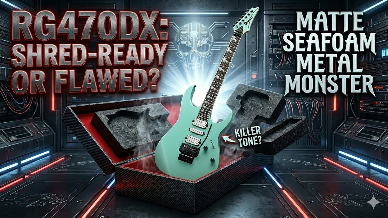 Ibanez RG470DX SFM Unboxing