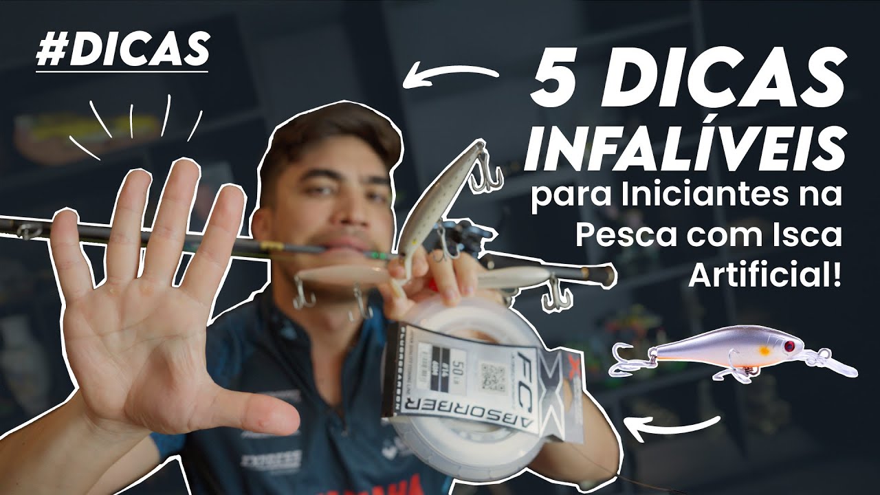 VOC&Ecirc; PRECISA SABER DISSO! 5 DICAS INFAL&Iacute;VEIS para Iniciantes com Isca Artificial #pescaria #dicas