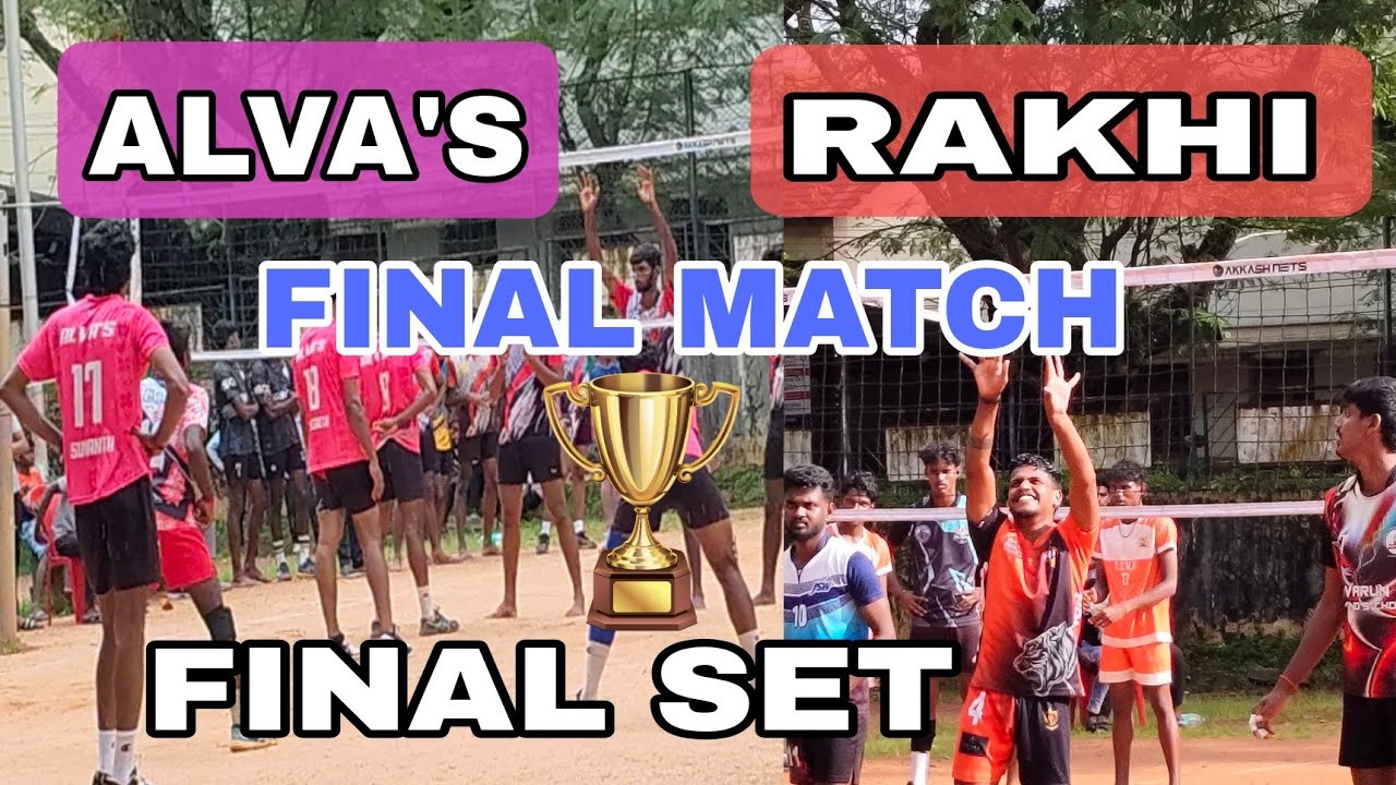 Rakhi and team | VS | ALVA'S Final match final set #volleyball #volleyballplayer #volleyballworld 