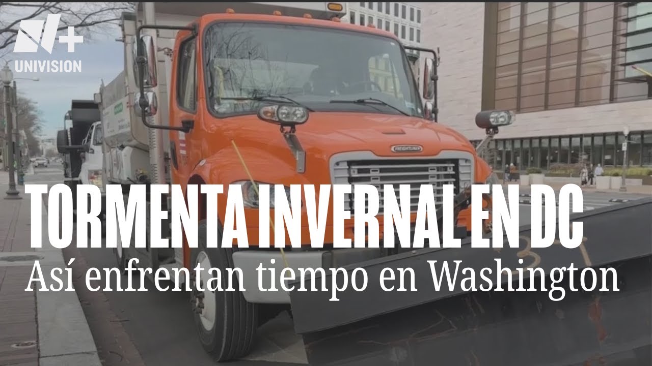 Washington D.C. se prepara para tormenta invernal con plan de emergencia y refugios disponibles