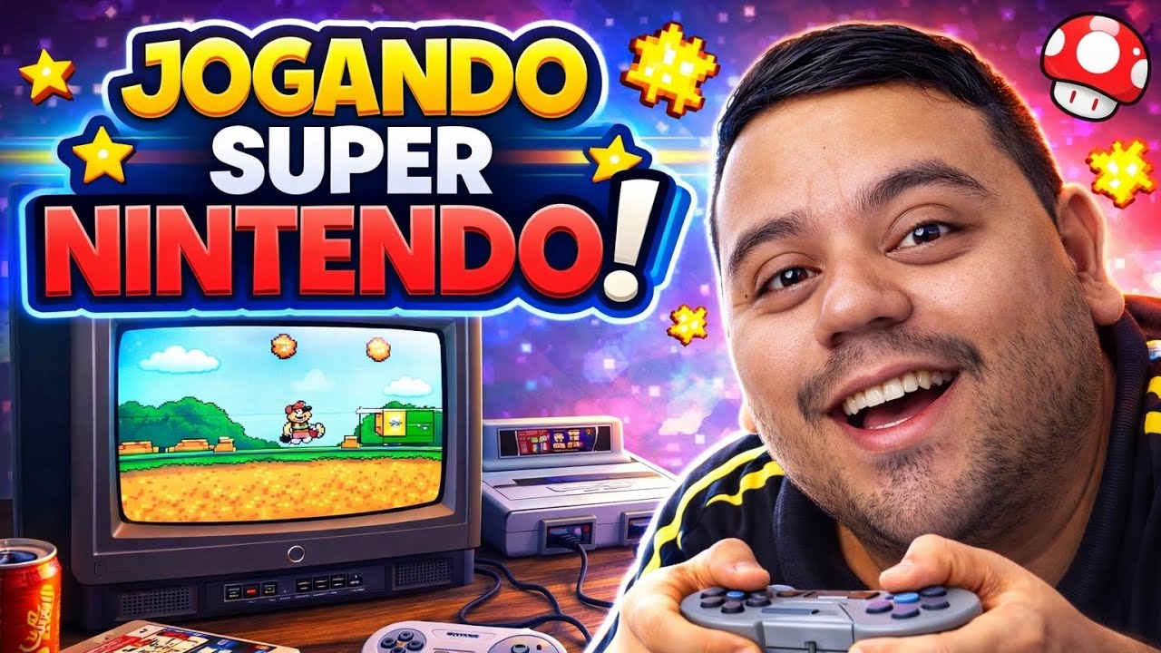 JOGANDO SUPER NINTENDO EM 2026