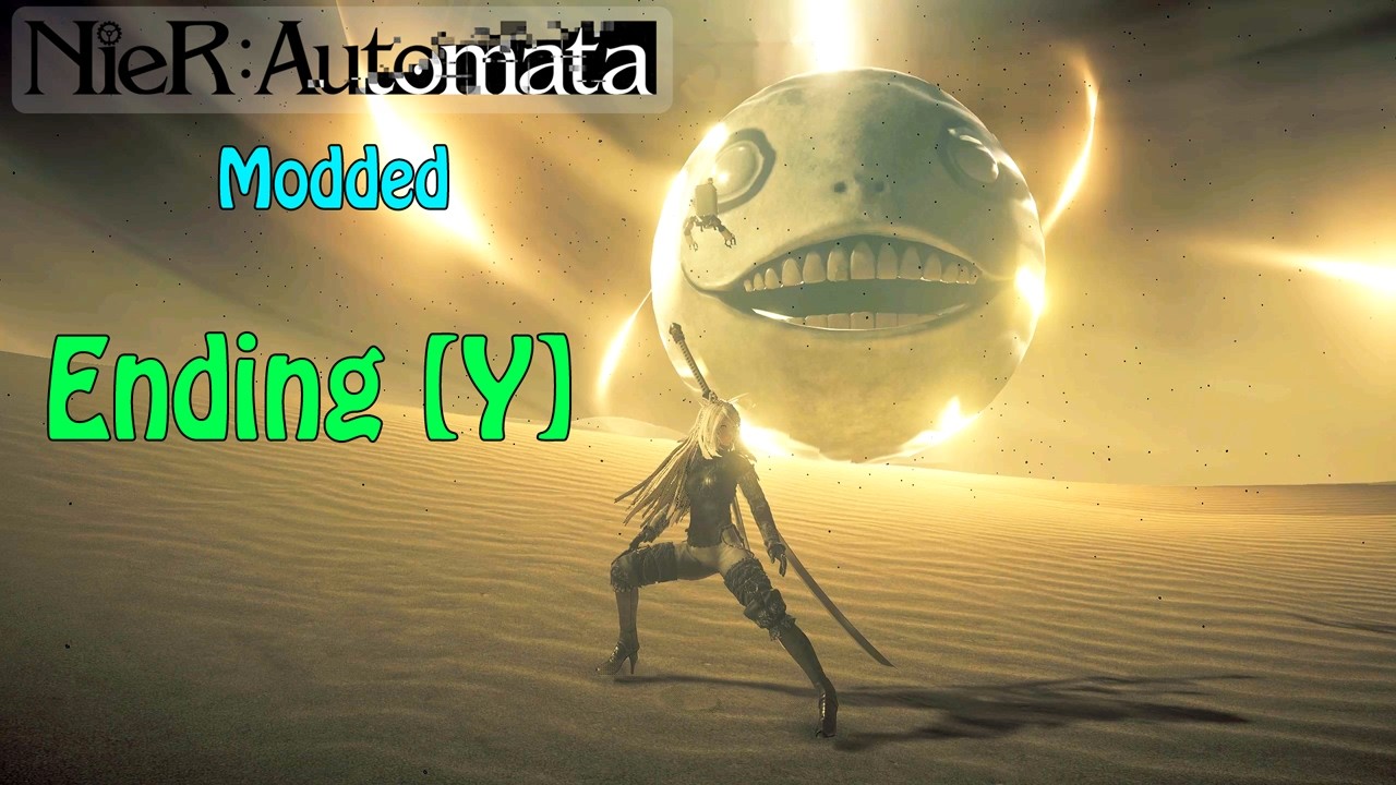 Head[Y] Battle (Ending Y) - NieR: Automata (PC) Modded