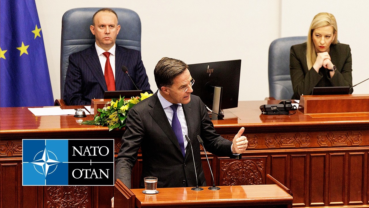 NATO Secretary General at the Assembly of North Macedonia 🇲🇰, 03 MAR 2026