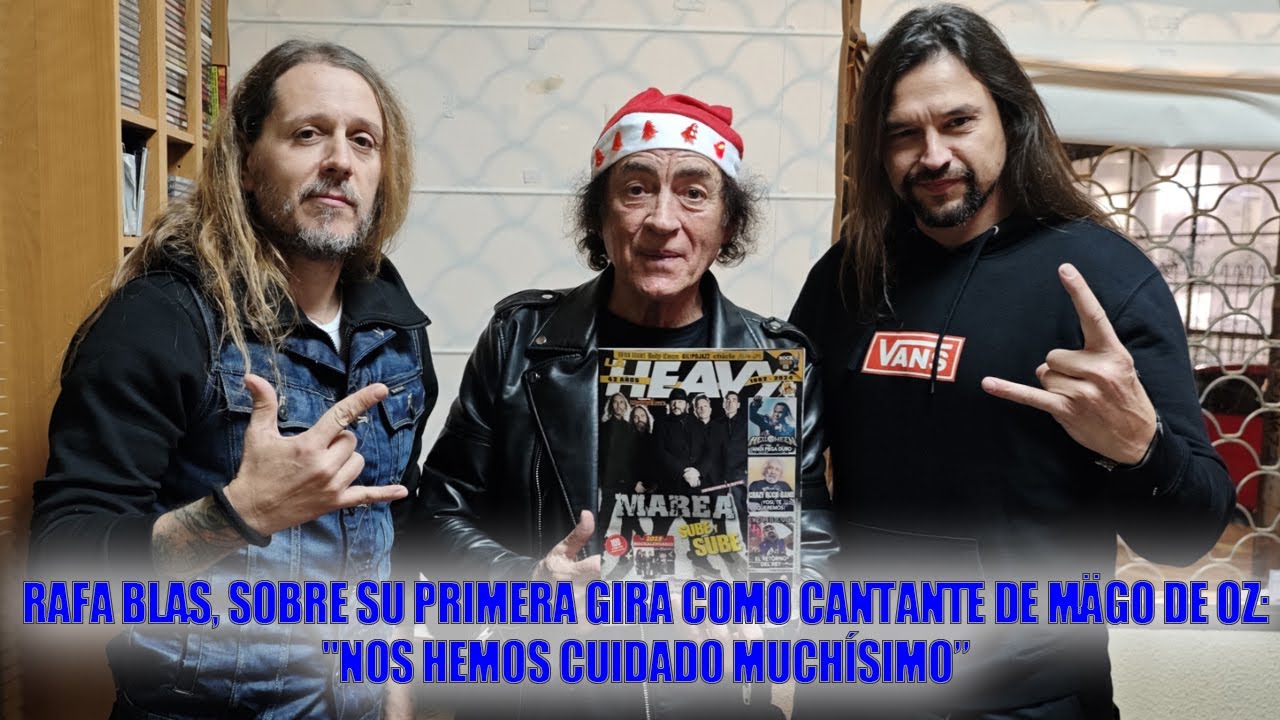 Rafa Blas, sobre su primera gira como cantante de Mägo de Oz: 