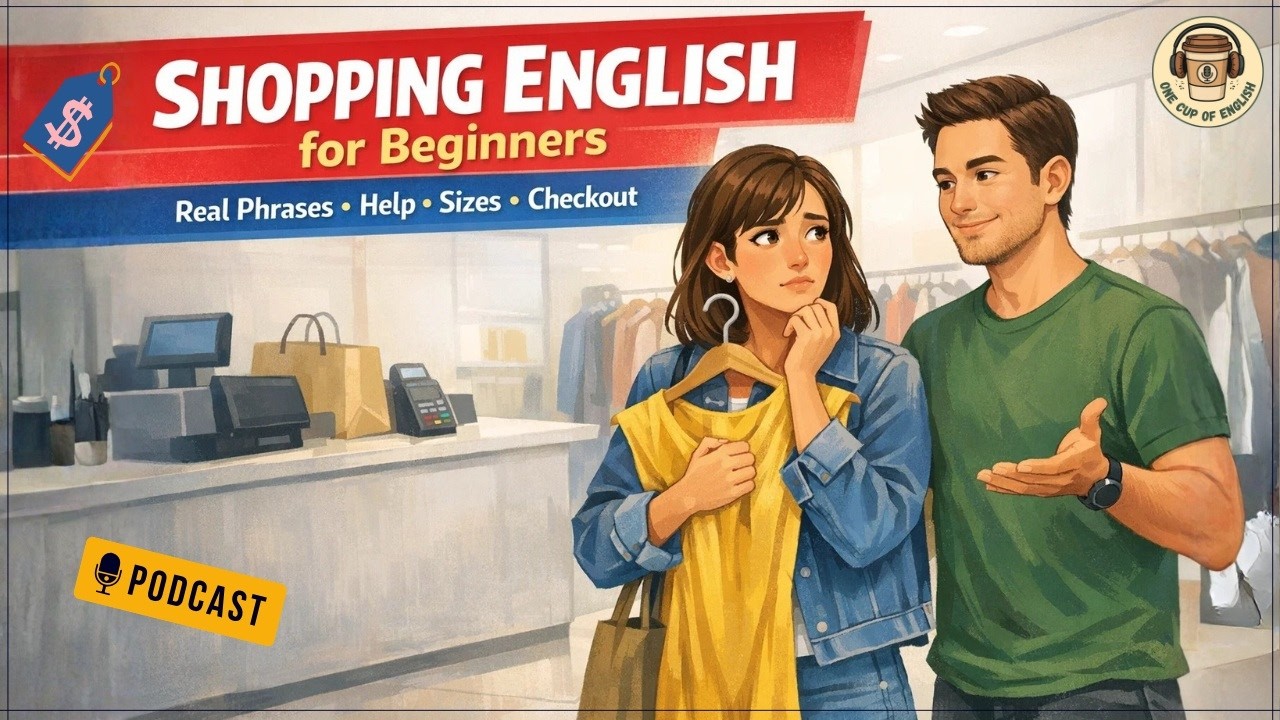 English for Shopping | Real Phrases You Hear in Stores (No Stress, No Grammar)