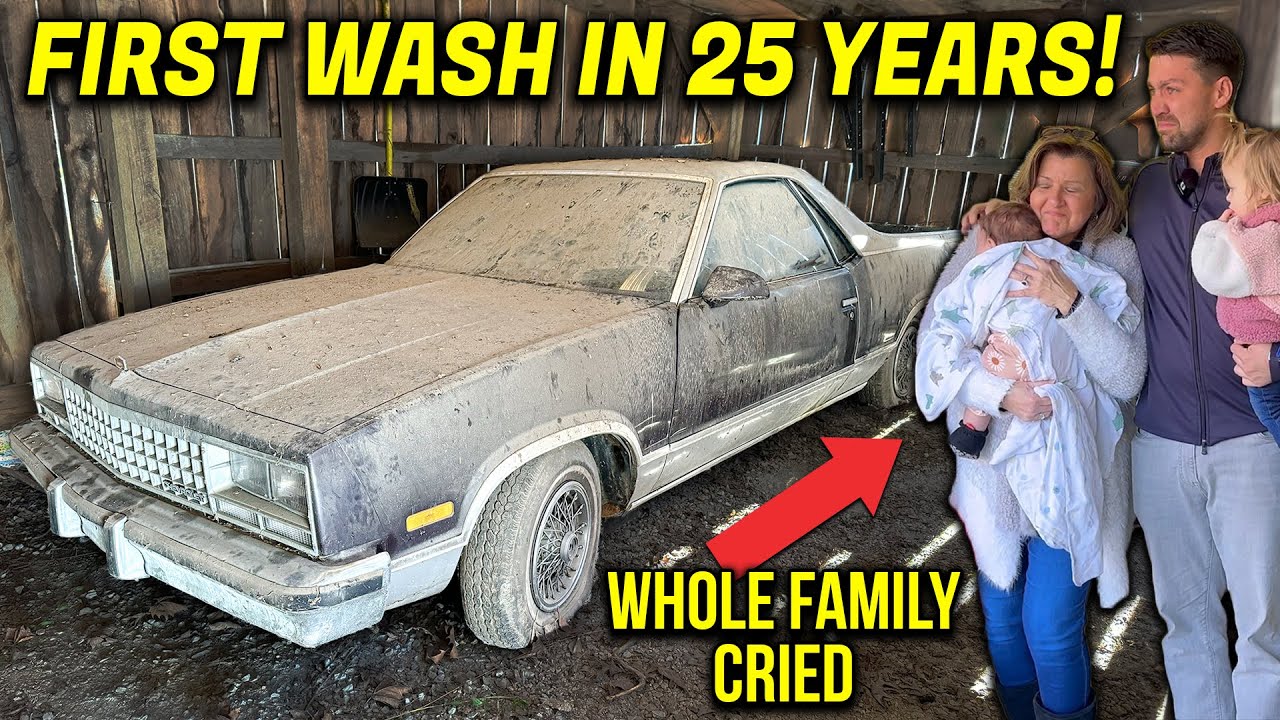 Grandson Sees Deceased Grandfather’s El Camino CLEANED For First Time in 25 YEARS! | EMOTIONAL!
