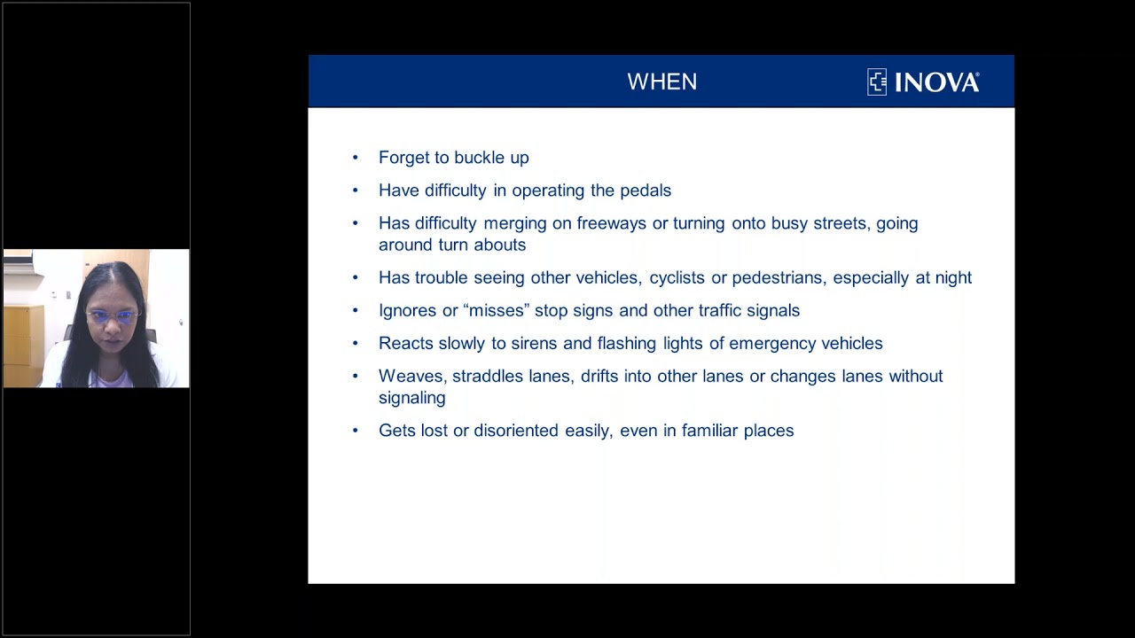Driving Safety Among Older Adults: A Medical Perspective — Caregiver Webinar