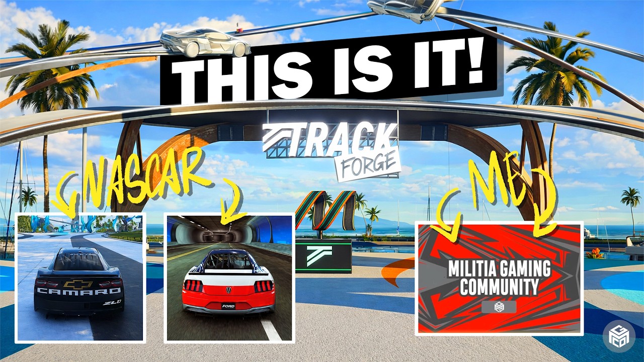 INSANE NEW TRACK FORGE INFO! + New Nascar Gameplay and My Comments!