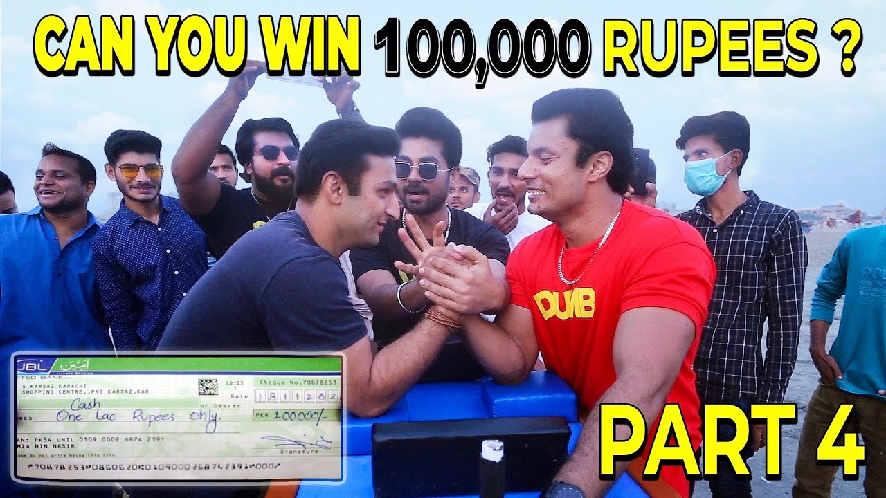 Arm Wrestling For 100,000 - Dumb Challenges