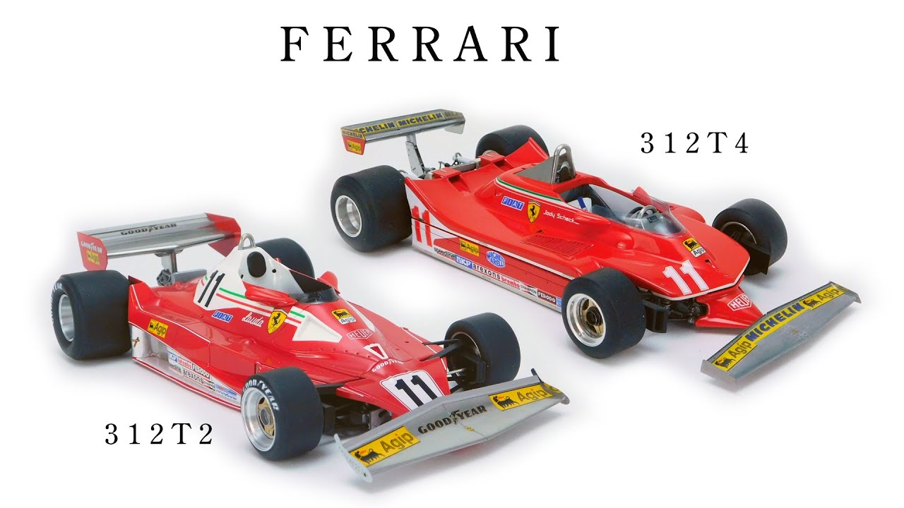 1/20 scale GP car kits : FERRARI 312T2 312T4