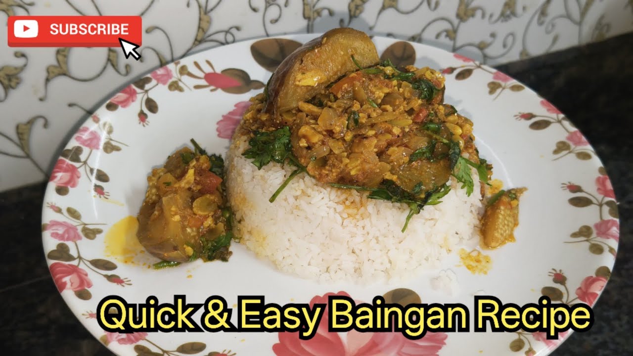 एक बार इस बैगन की सब्जी को घर पर बनाकर देखें, आपको बहुत पसंद आएगी | Baingan Masala 🍲