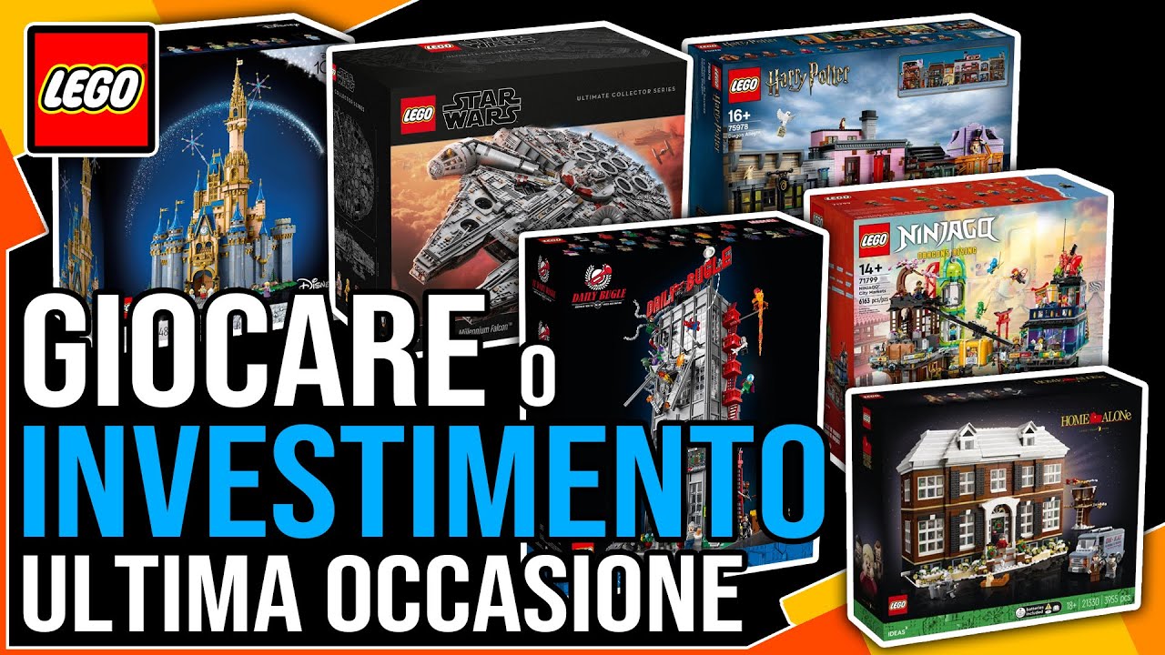 LEGO TUTORIAL - SET IN RITIRO, COSA FARE? INVESTIRE O GIOCARE SENZA SPENDERE TROPPI SOLDI - ATTENTI!