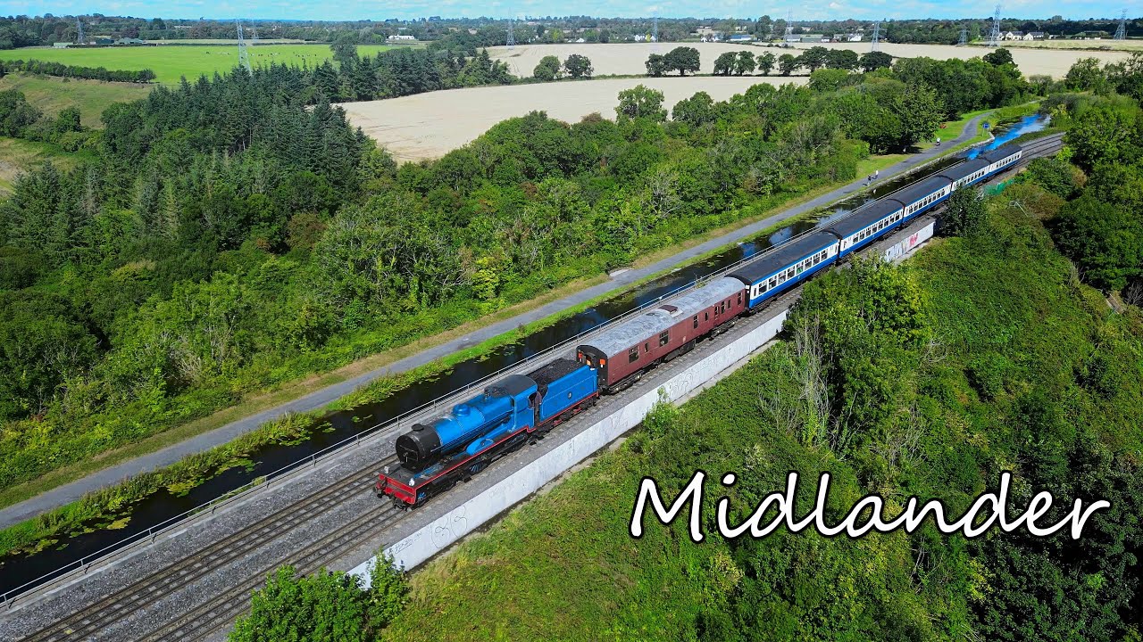 RPSI 85 'Merlin' on the 'Midlander' tour to Maynooth - 04/09/2022